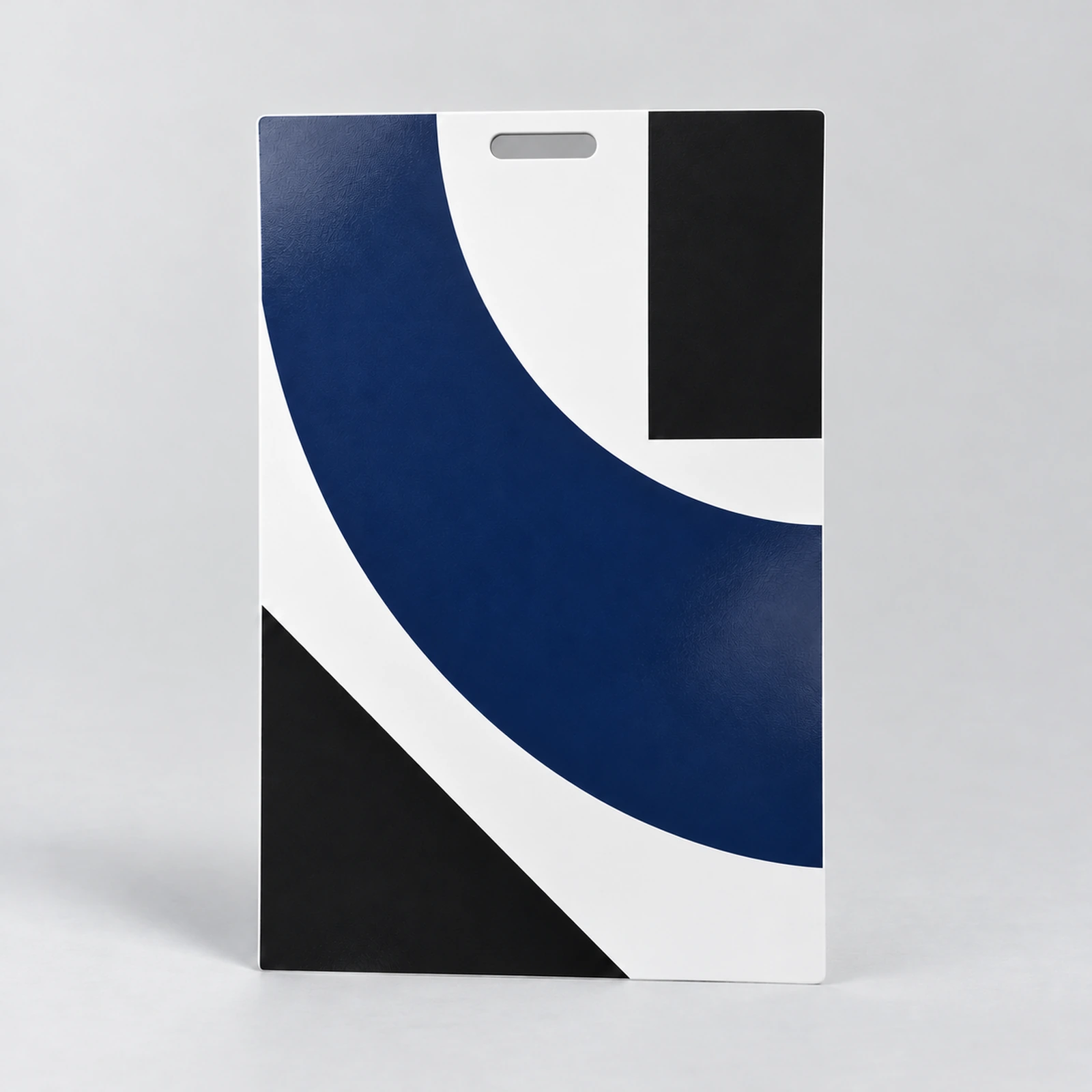 Badges PVC XXL — Exemple avec trou oblong — configuration confirmée sur devis